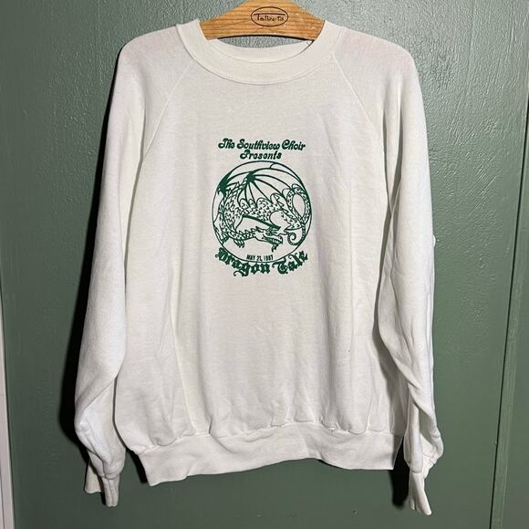 Vintage 1987 Dragon Tale Choir Sweatshirt Southview School Miller USA - Picture 1 of 4